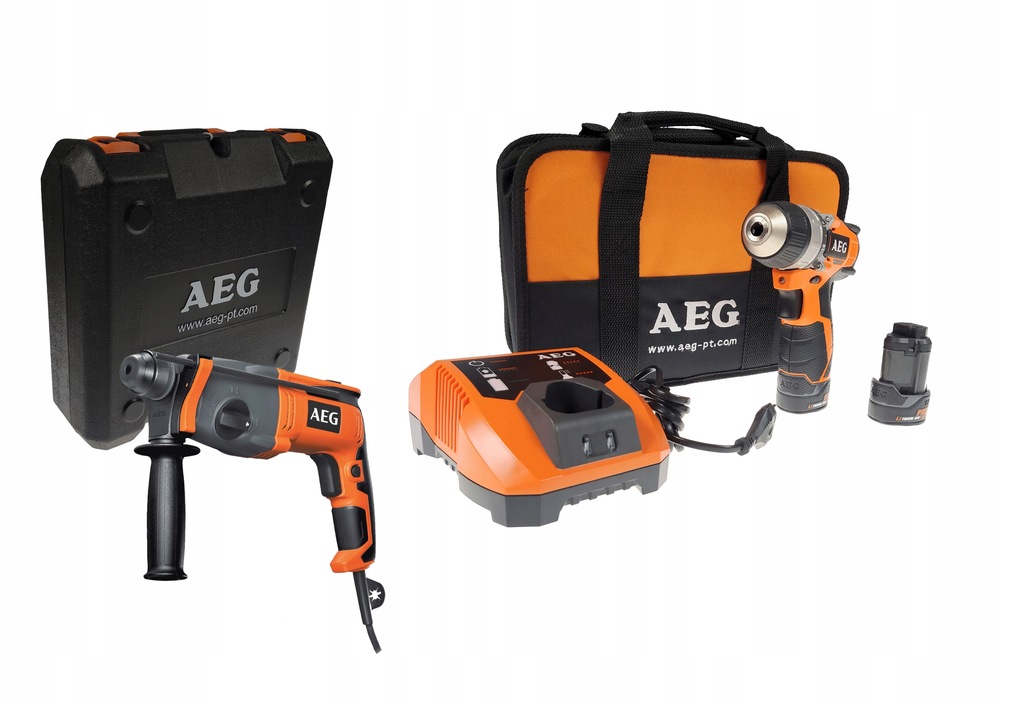 Zestaw PowerPack wkrętarka AEG JP12B2LI-152C