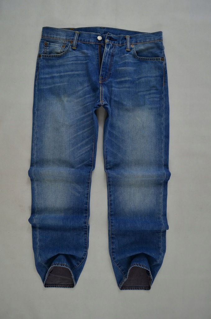 LEVI'S JEANS SPODNIE 504 LEVIS PROSTE 88 cm*33/32*