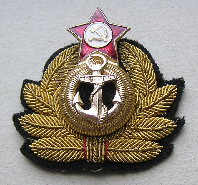 ZSRR odznaka na czapkę marynarza bajorek