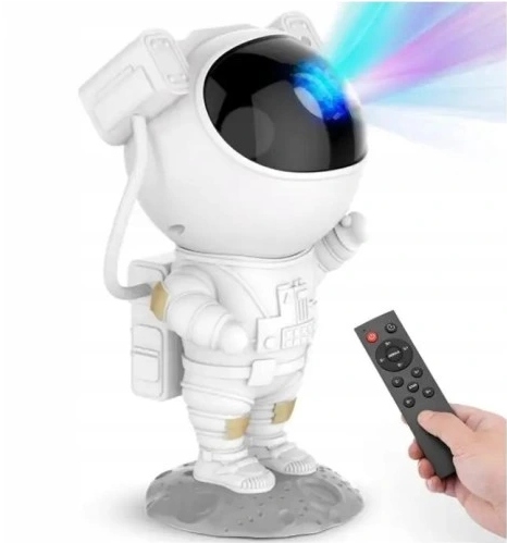 Lampka projektor LED Xtech astronauta biała