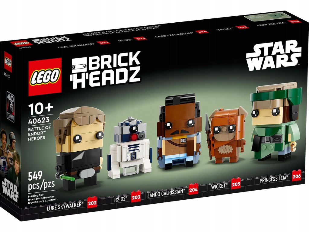 Lego BrickHeadz 40623 Bohaterowie bitwy o Endor