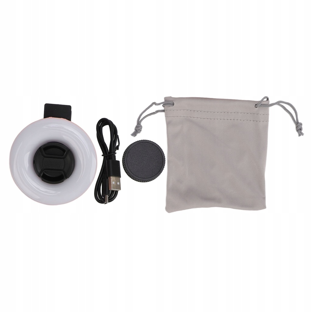 Obiektyw makro 15-krotny zoom ze światłem wypełniającym LED