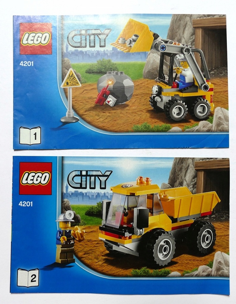 LEGO INSTRUKCJA 4201 ŁADOWARKA WYWROTKA KOMP 1 2