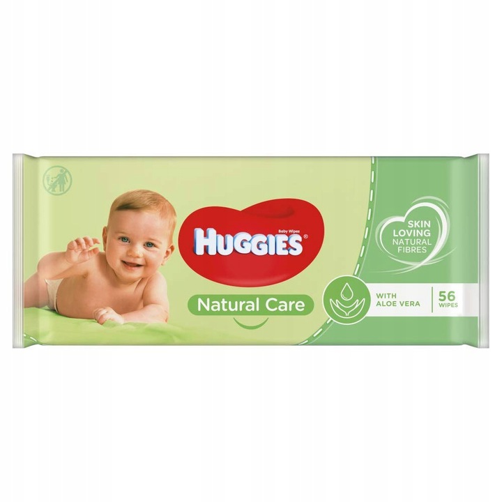 Chusteczki nawilżane HUGGIES Natural Care 56 szt