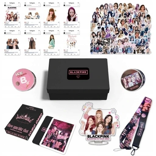 Kpop BLACKPINK Lisa Jennie Rose Jisoo Gift Box Set