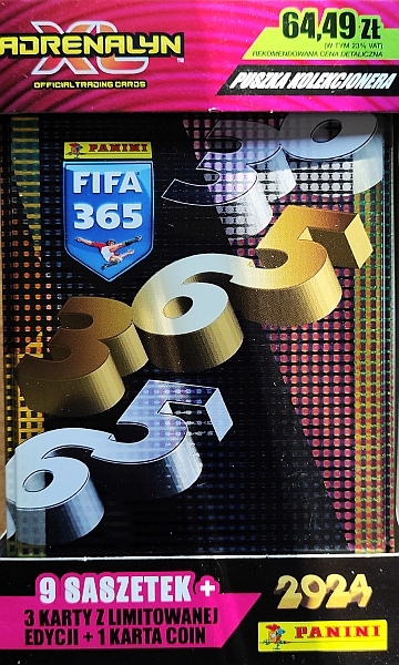MEGA PUSZKA FIFA 365 ADRENALYN XL 2024 wariant 1