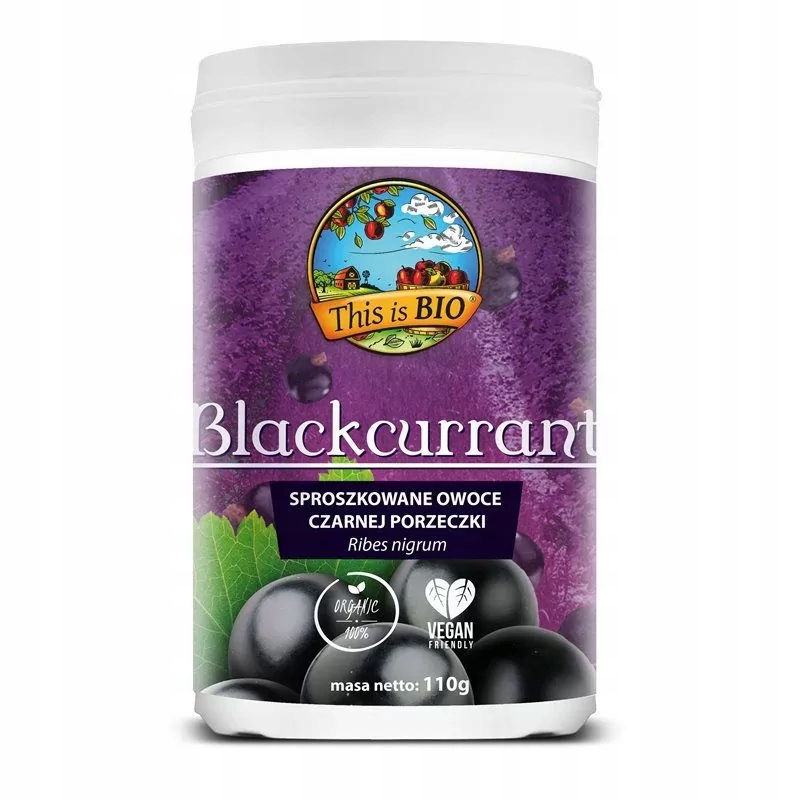 BLACKCURRANT 100% ORGANIC - 110g - This is BIO