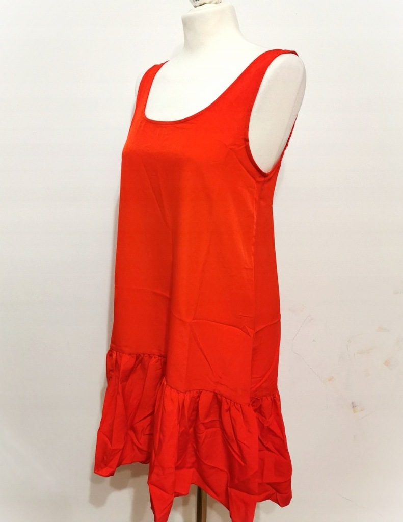 MANGO sukienka S 36 damska czerwona