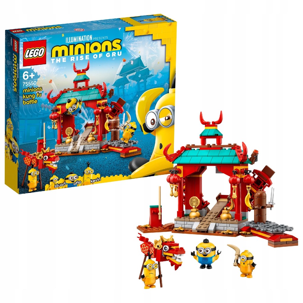 Lego 75550 Minionki i walka kung-fu Kevin Gru Bob