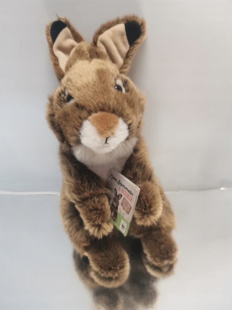 WWF zając stojący oryginalna maskotka 28cm królik