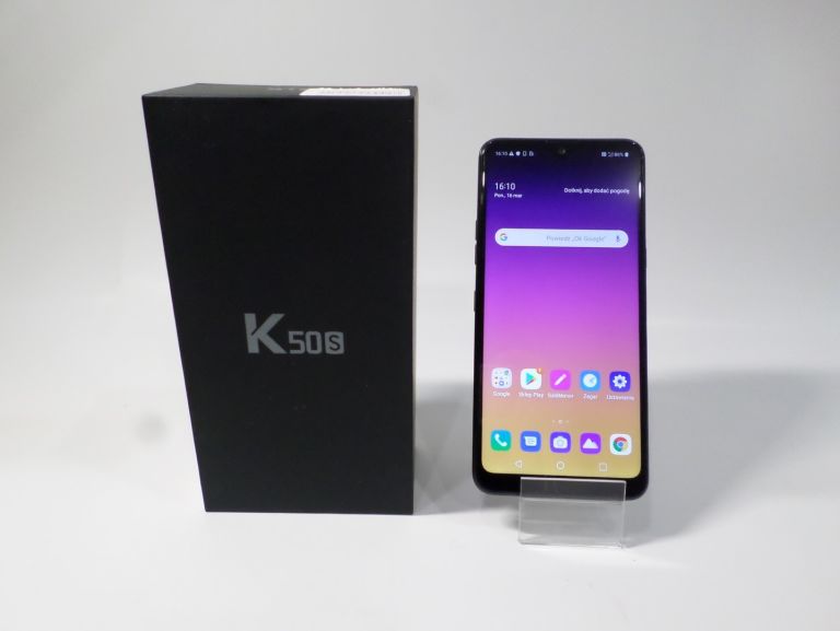 LG K50S DUAL SIM, KOMPLET