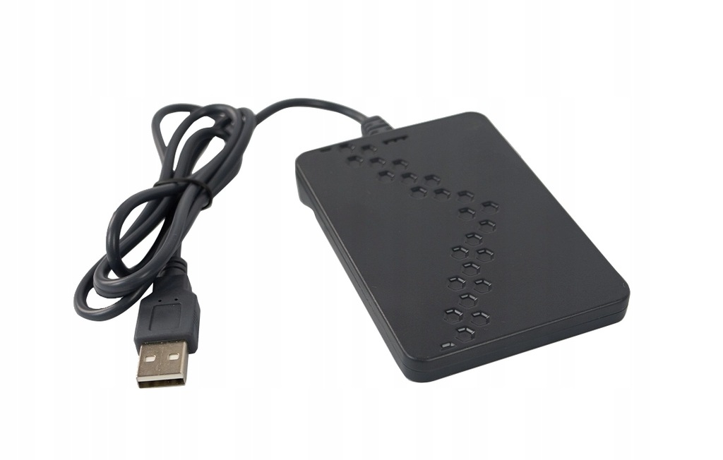 Czytnik do odczytywania kart RFID, USB, na biurko, podwójna częstotliwość 1