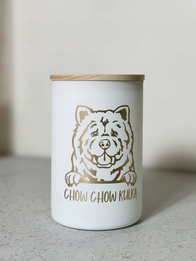 Personalizowany pojemnik na przysmaki dla psa