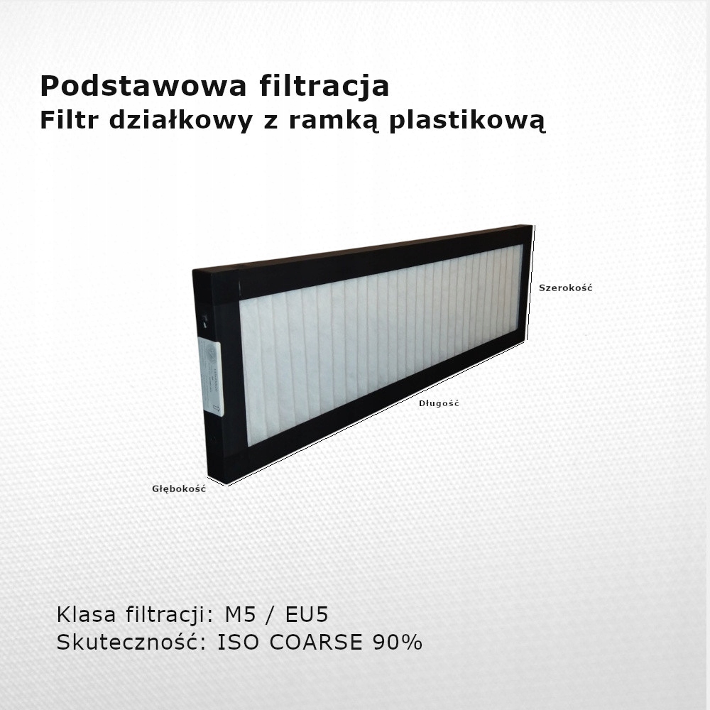 Filtr działkowy M5 Iso Coarse 90% 305x610x50 mm