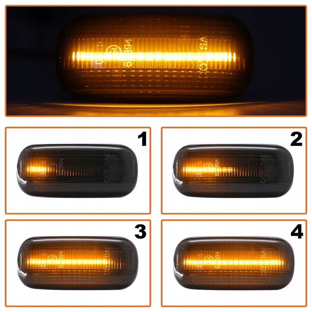 DYNAMICZNE KIERUNKOWSKAZY LED AUDI A3 A4 A6 A8 TT