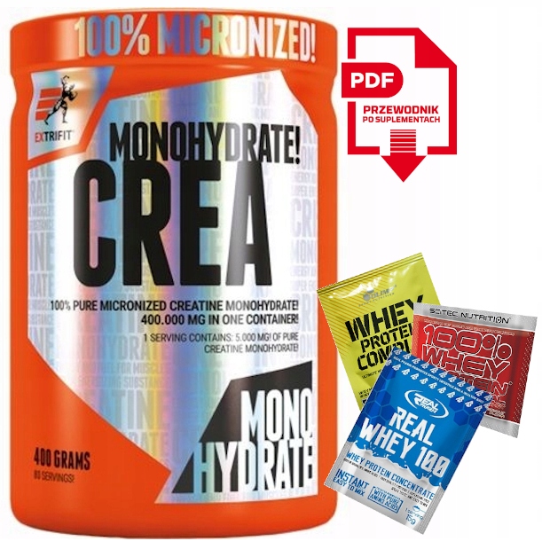 Extrifit Crea Monohydrate 400g kreatyna masa siła