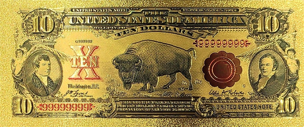 USA Historical 1901 10 Dolarów