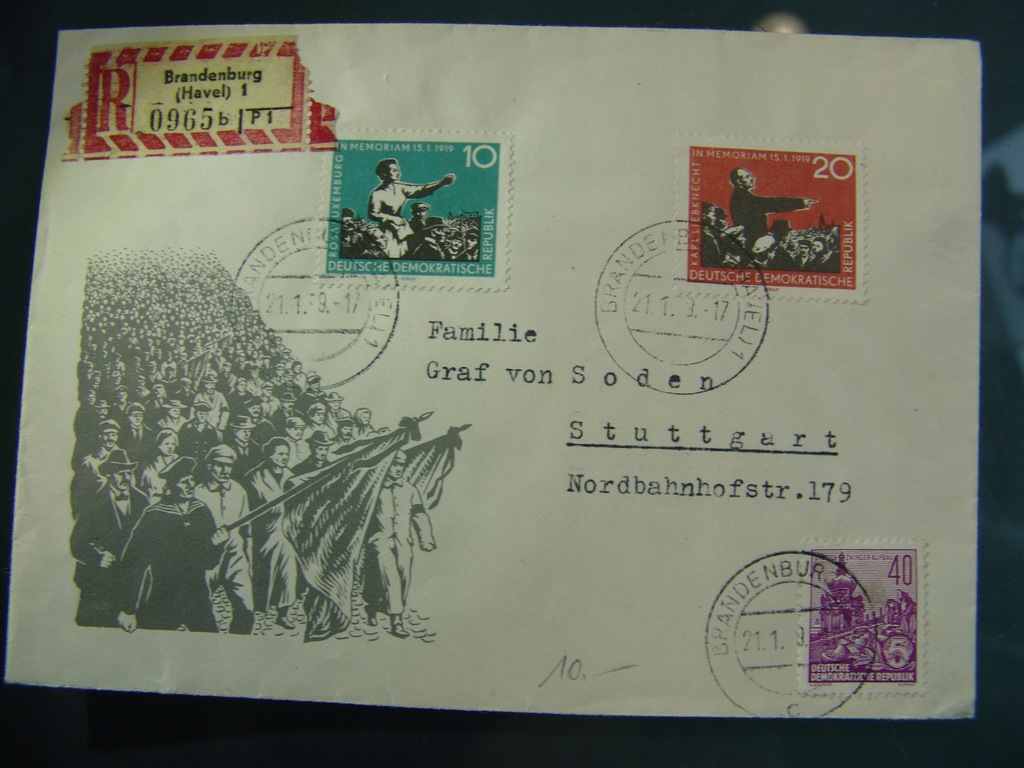 FDC DDR -1959