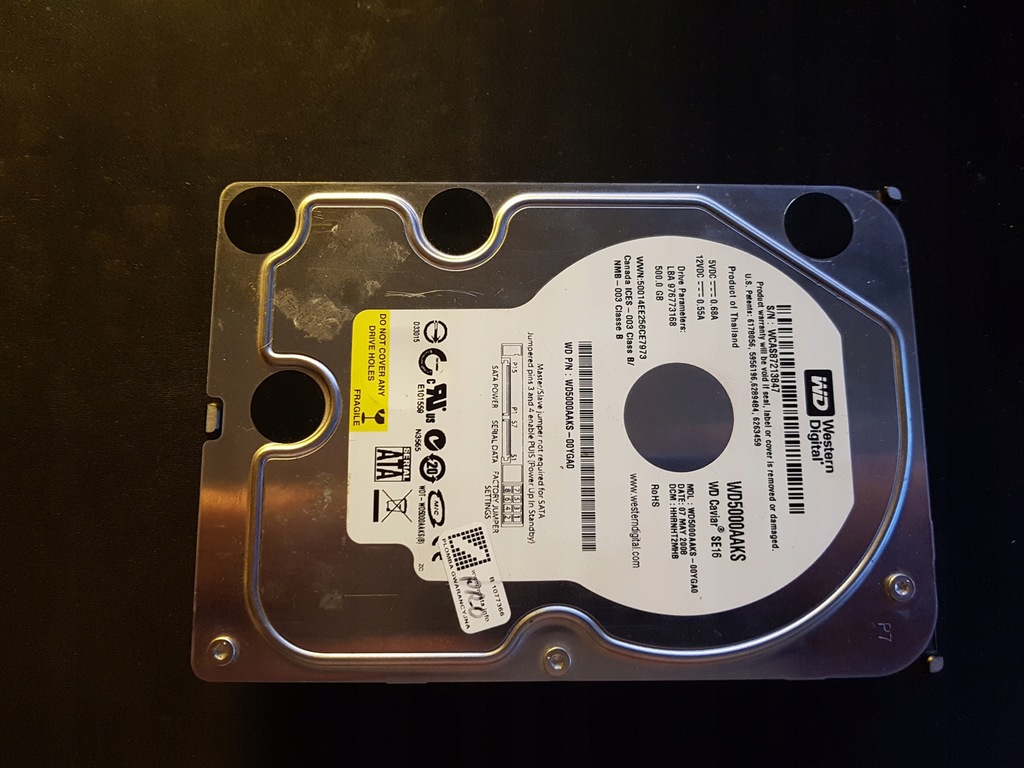 WD 500 GB AAKS