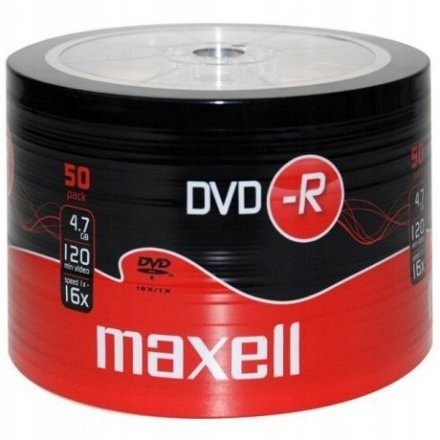 *Płyty DVD-R 4,7GB 16X MAXELL SP50 JAKOŚĆ SKLEP FV