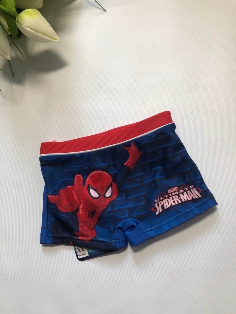 98 104 KĄPIELÓWKI SZORTY Spiderman