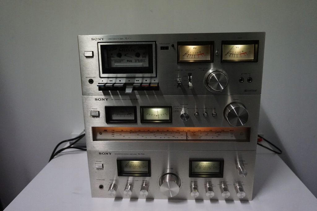 SONY TC-K2 ST-A4 TA-F4 オーディオシステム取扱説明書有り Wieża SONY TA-F4 ST-A4L TC-K1a ! Unikat vintage - 9023000706