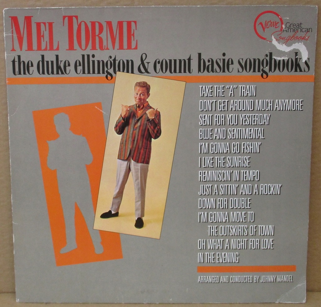 MEL TORME DUKE ELLINGTON COUNT BASIE SONGBOOKS LP