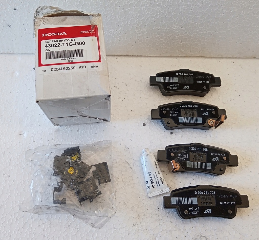 Klocki hamulcowe tył ORYG Honda CR-V III IV 06-