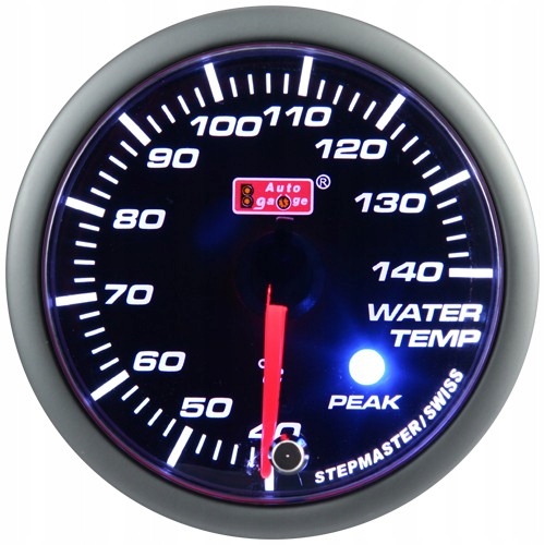 Wskaźnik Temp. wody SM Peak Auto Gauge Niebieski