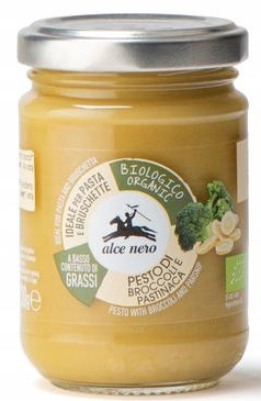 PESTO Z BROKUŁA I PASTERNAKU BIO 130 g - ALCE NERO