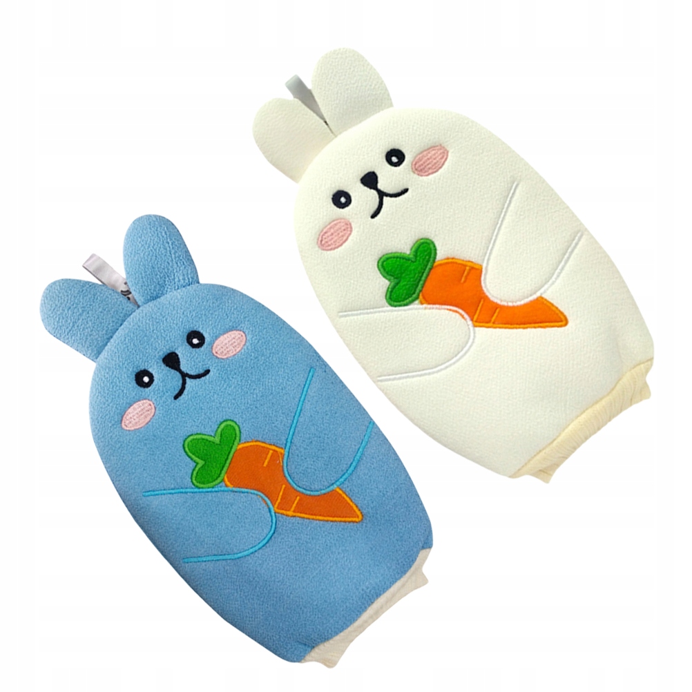 2pcs Bathing Mitts Scrub Gloves