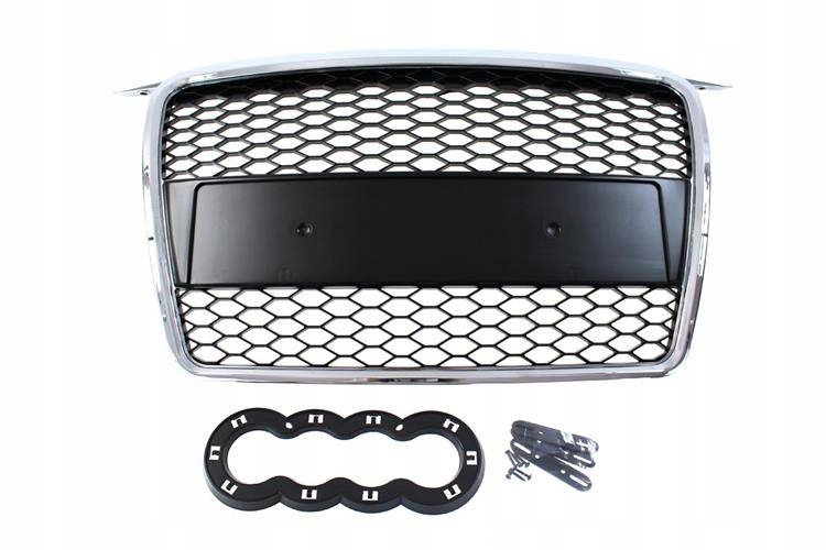 Grill Audi A3 8P RS-Style Chrome-Black 05-08 TUNIN