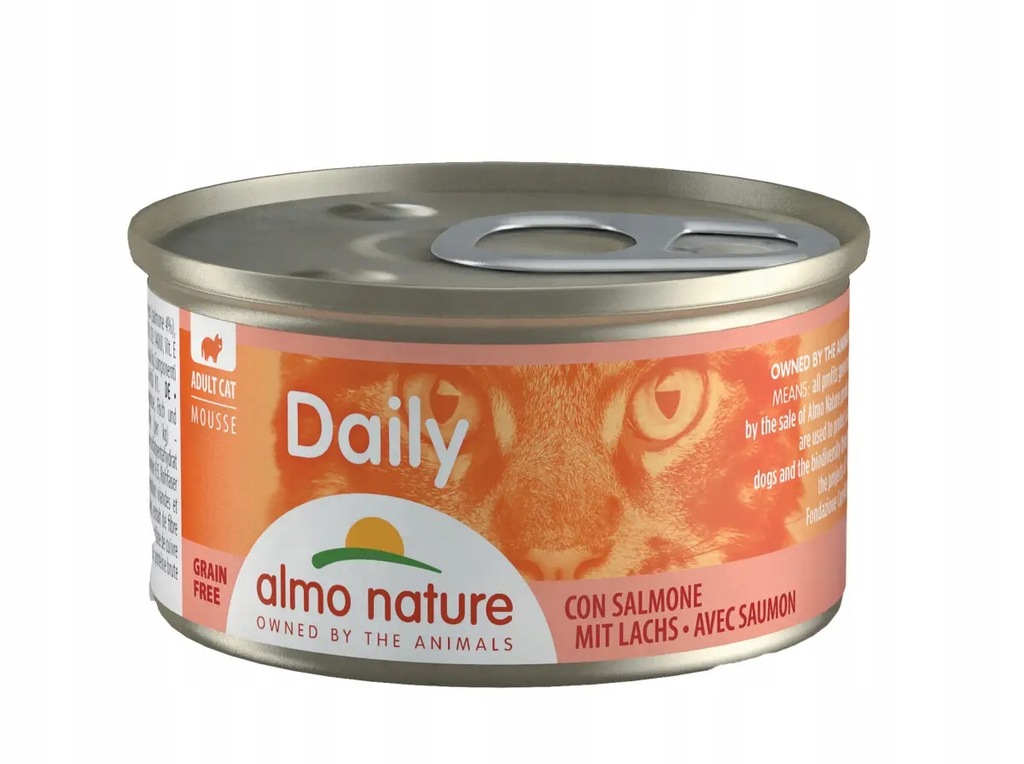 Almo Nature Daily mus z łososiem dla kota 85g