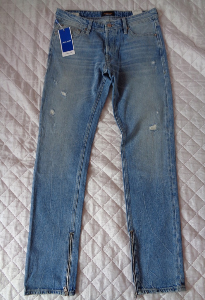 Jack&Jones męskie spodnie slim fit glenn 32/32