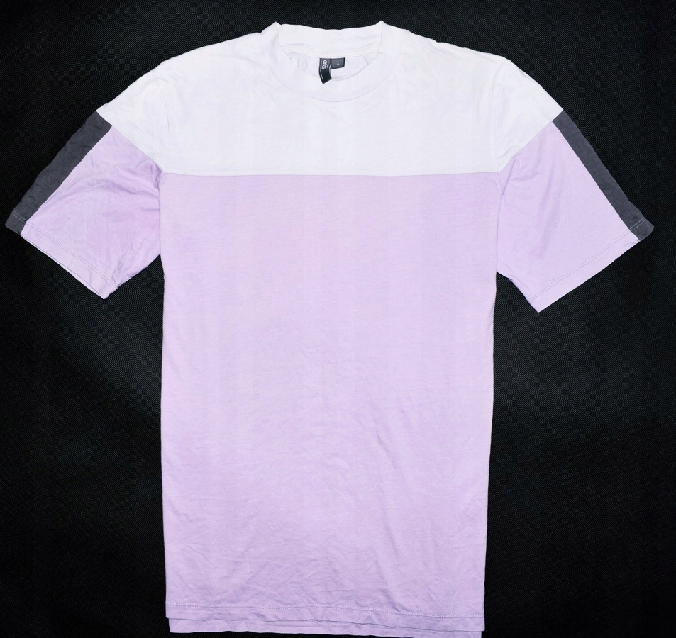 4607-53 ..ASOS... n#s KLASYCZNY T-SHIRT VIOLET r.M