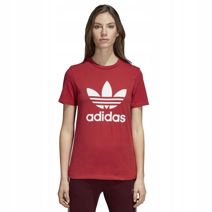 Koszulka adidas Originals Trefoil DH3172 36 czerwo