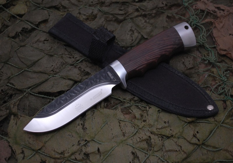 Купить Кованый охотничий нож, элегантный + футляр: отзывы, фото, характеристики в интерне-магазине Aredi.ru