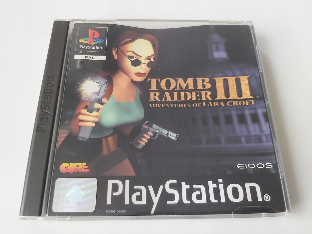 TOMB RAIDER III 3 PSX PS1 ENG