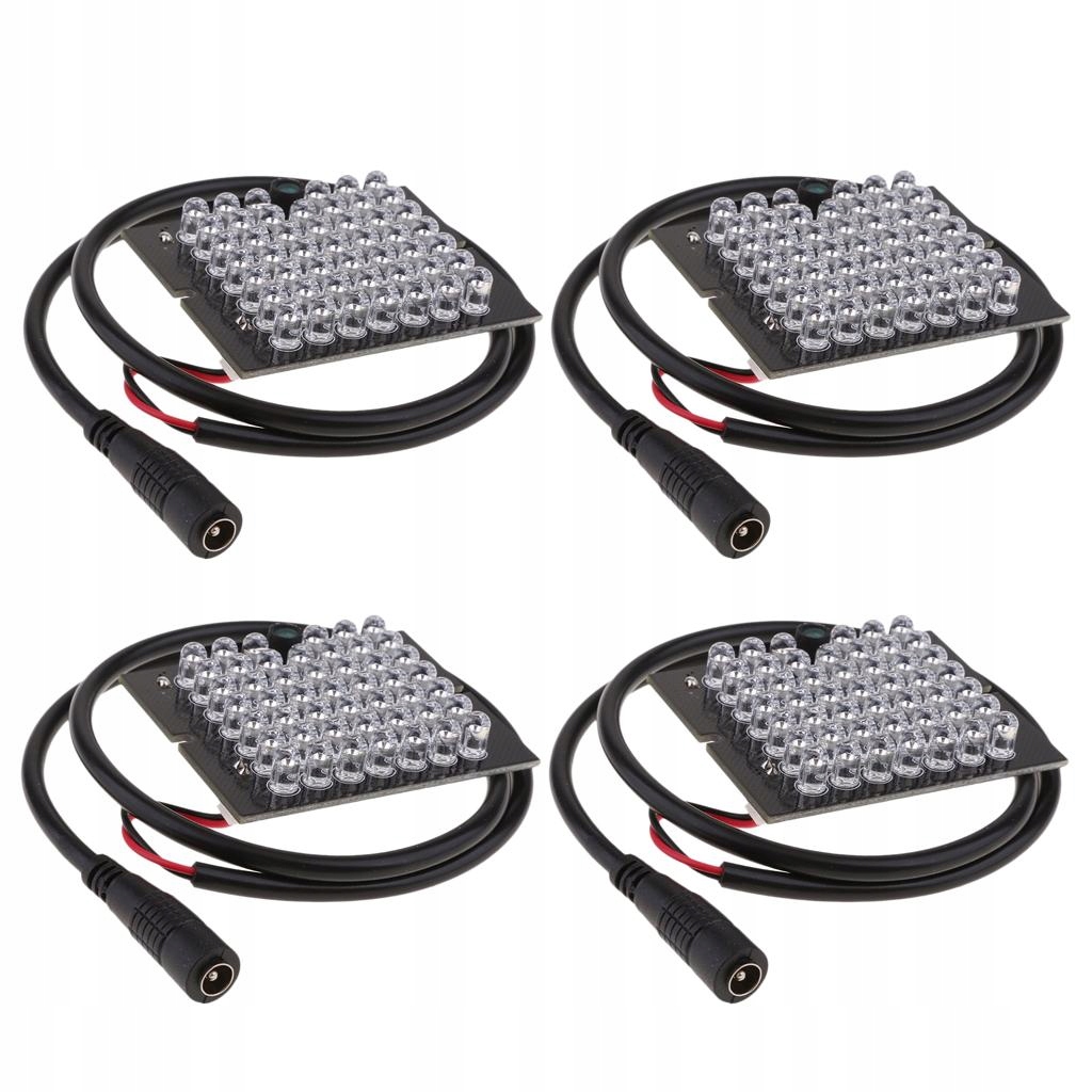 4 4 Tablica świetlna LED na podczerwień 90 stopni 940nm Moduł do kamery