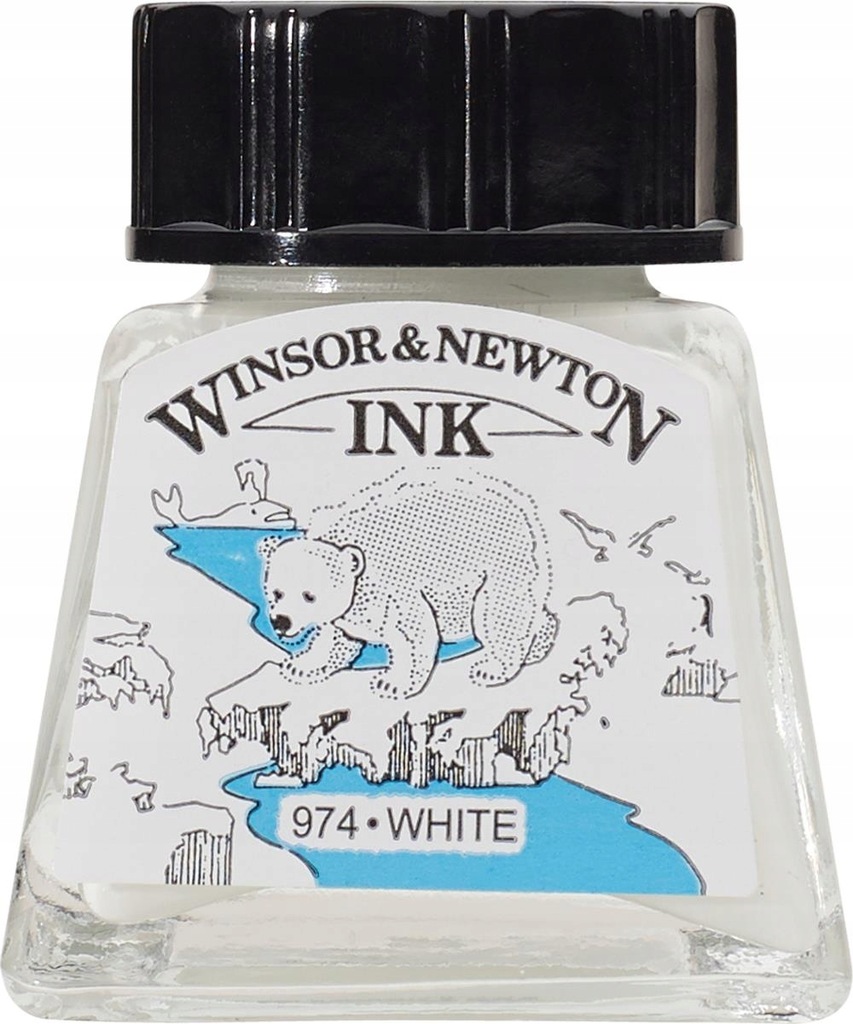 Tusz rysunkowy W&N 14ml WHITE