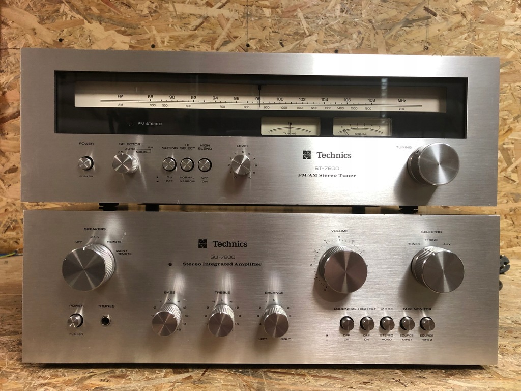 稼働品　technics プリメインアンプsu-7600 □Technics SU-7600 プリメインアンプ Technics SU-7600 Stereo