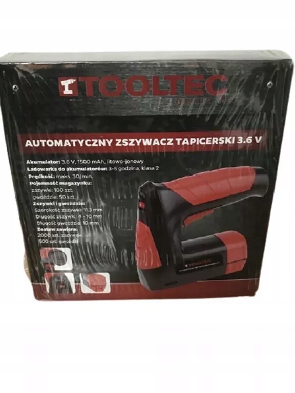 ZSZYWACZ AUTOMATYCZNY TOOLTEC TAPICERSKI 3,6V