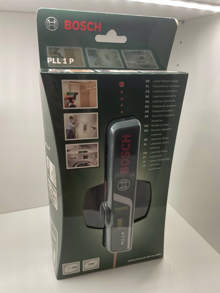 POZIOMICA LASEROWA BOSCH PLL 1P +UCHWYT 0603663320 - 12632095303 ...