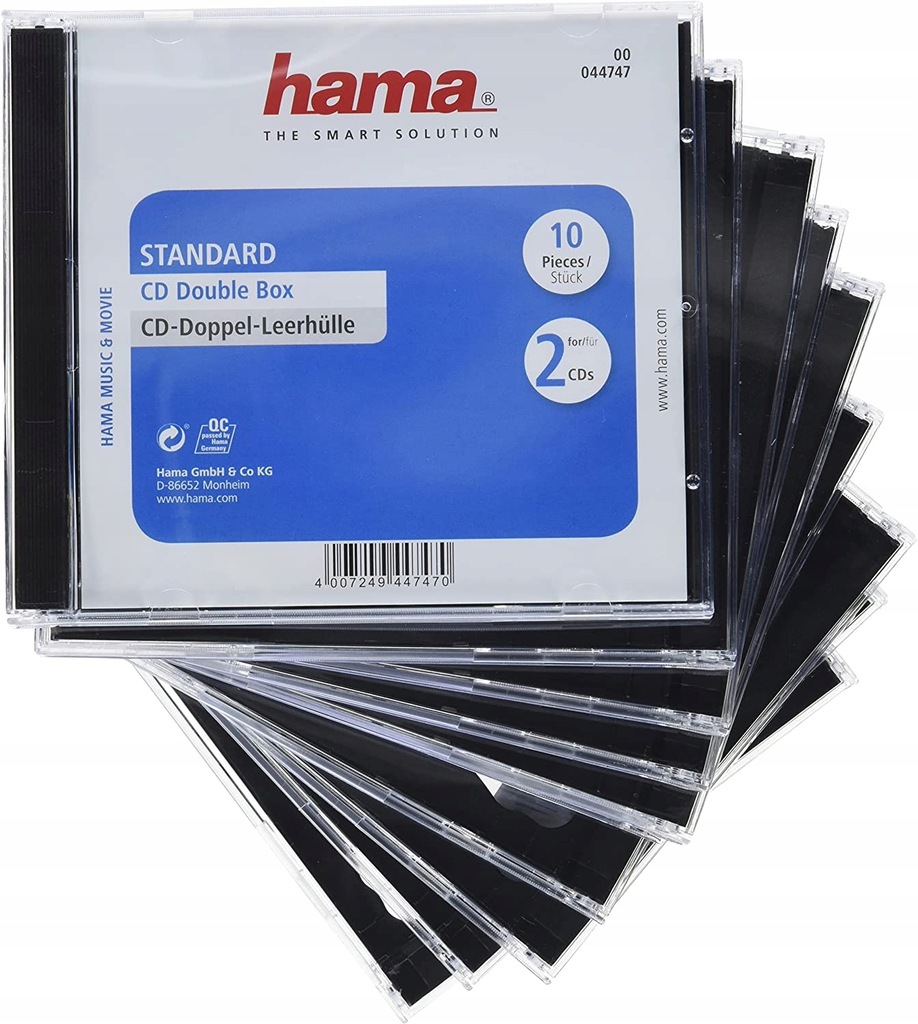Hama Pudełka Na Płyty CD/DVD, Podwójne, 11szt. - 12790977000 ...