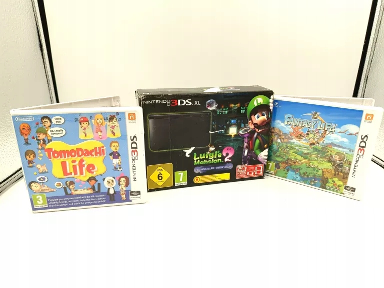 KONSOLA NINTENDO 3DS XL+ TOMODACHI LIFE I FANTASY LIFE