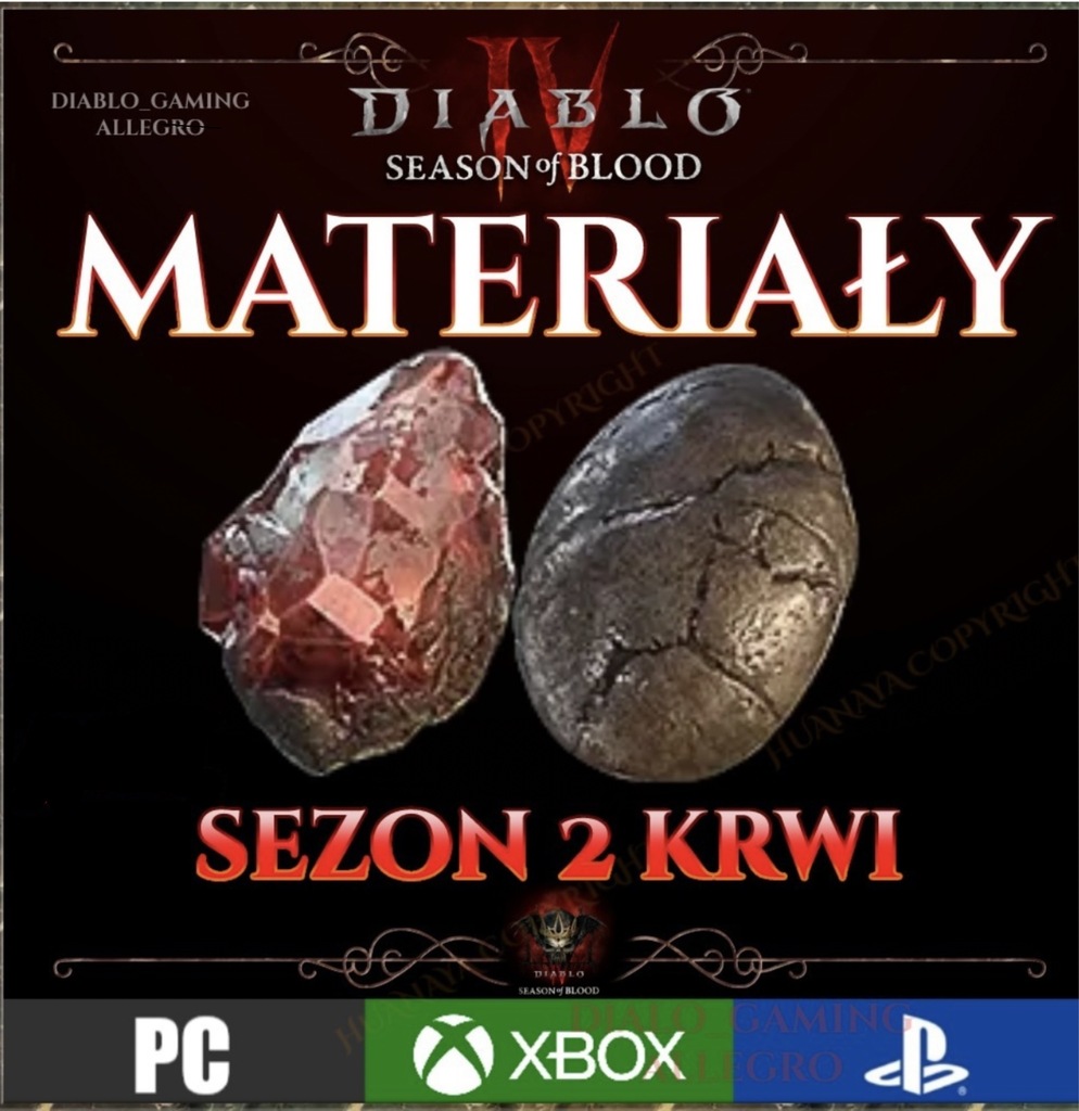 Diablo 4 Sezon 2 - 200x Duriel SET (wejścia)