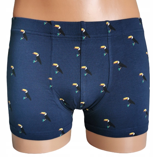 Majtki Bokserki MEN SHORT H&M M TUKANY granat