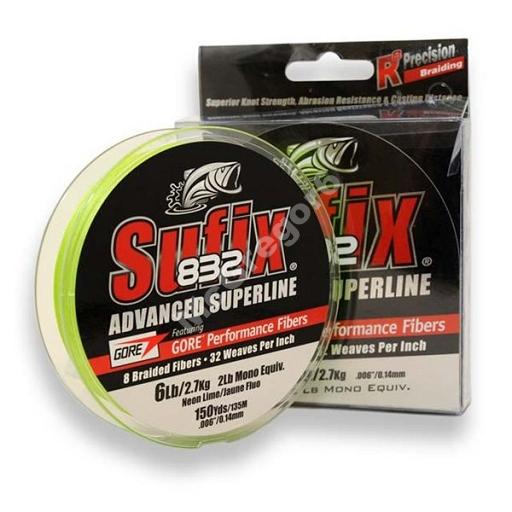 Sufix 832 Advanced Neon, 0,13mm, 48m, 8,2kg, USA