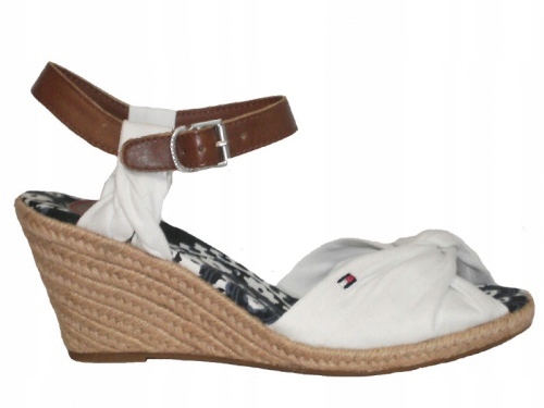 BIAŁE ESPADRYLE TOMMY HILFIGER MARY 2A 100 - 36