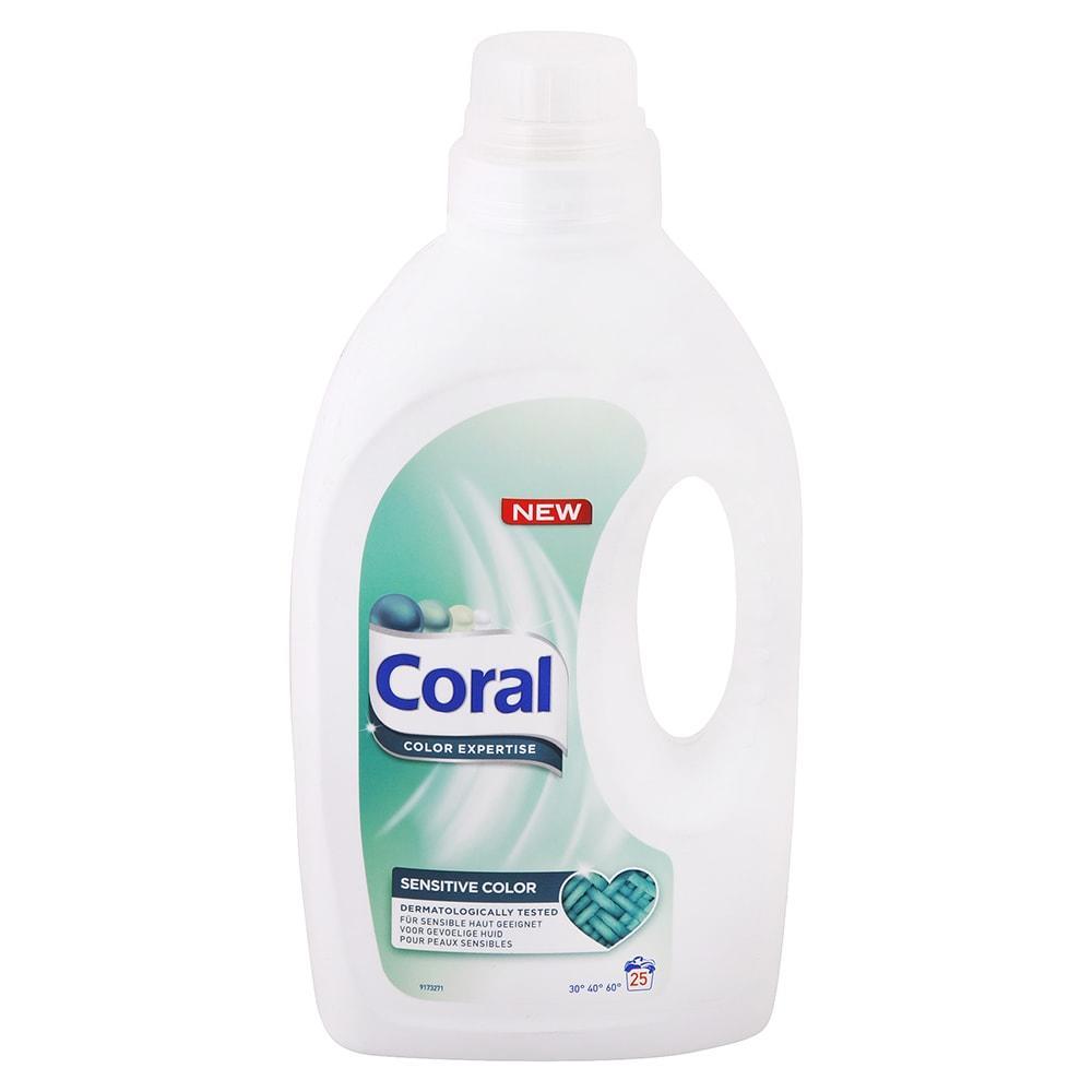 Coral żel do prania SENSITIVE COLOR 1375ml 25 prań